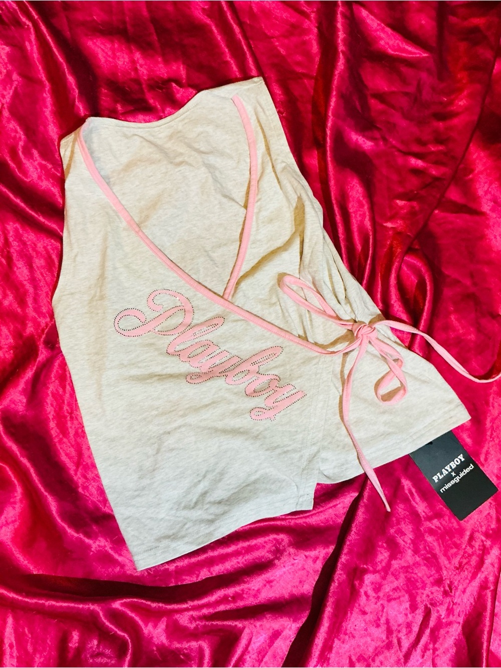 Playboy Wrap Top 💕